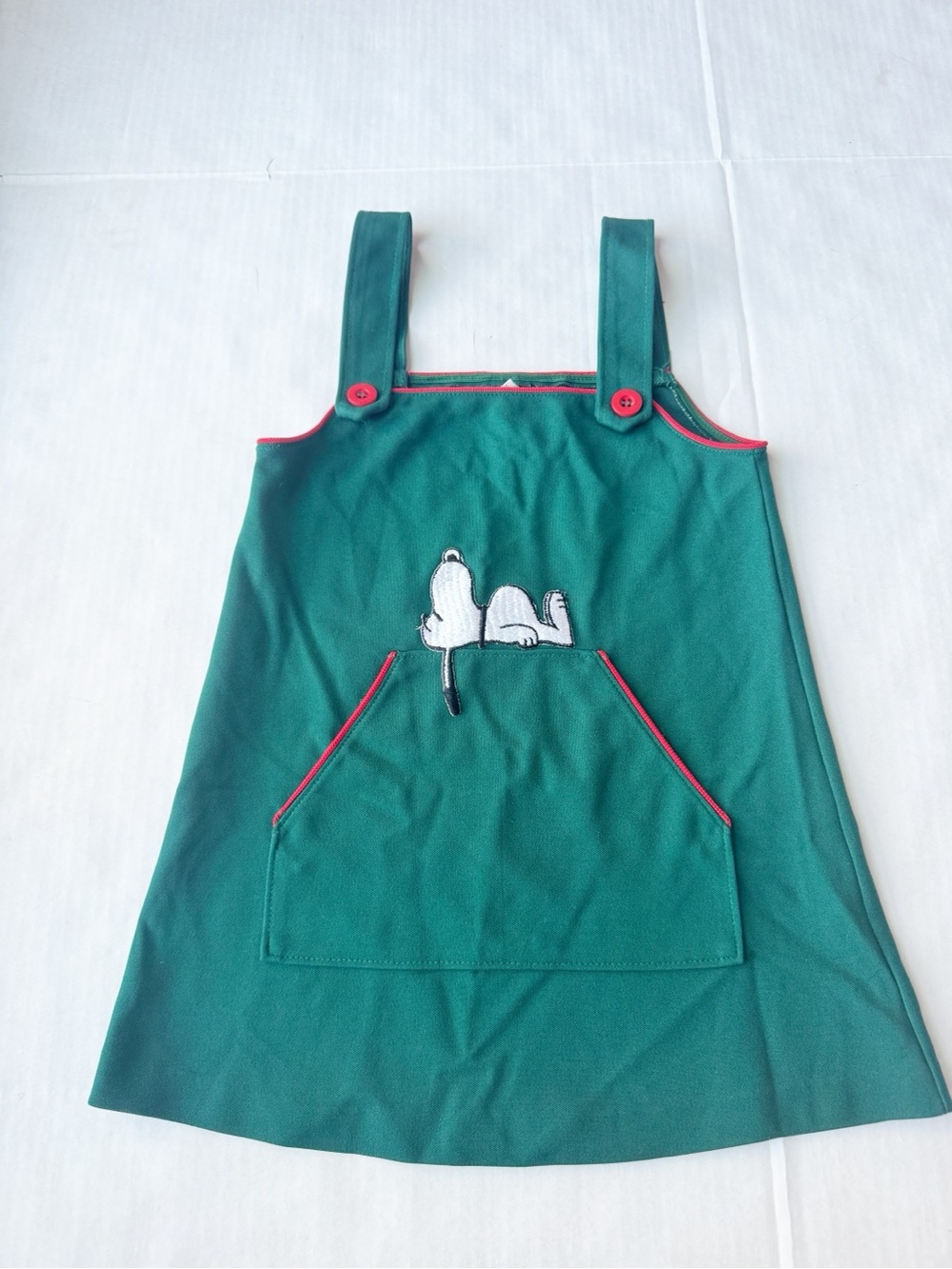 Danskin Vintage Snoopy Peanuts 1958 girls sz. 6 Green Jumper
Dress Overalls - Picture 2 of 12
